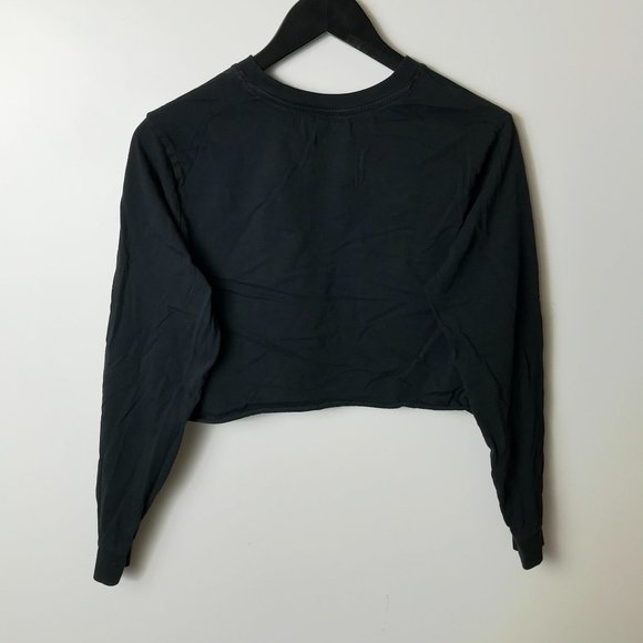 Vans Off The Wall T Shirt Skate Street Crop Top Raw Hem Graphic Tee Womens Top S - Picture 3 of 11